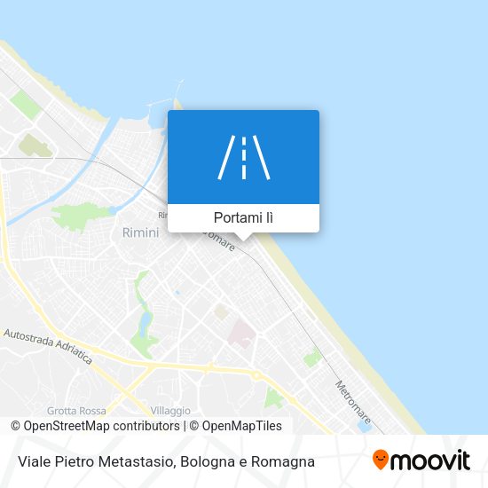 Mappa Viale Pietro Metastasio