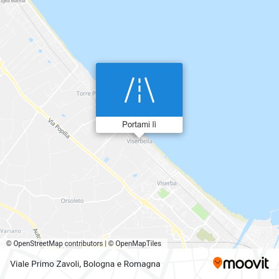 Mappa Viale Primo Zavoli