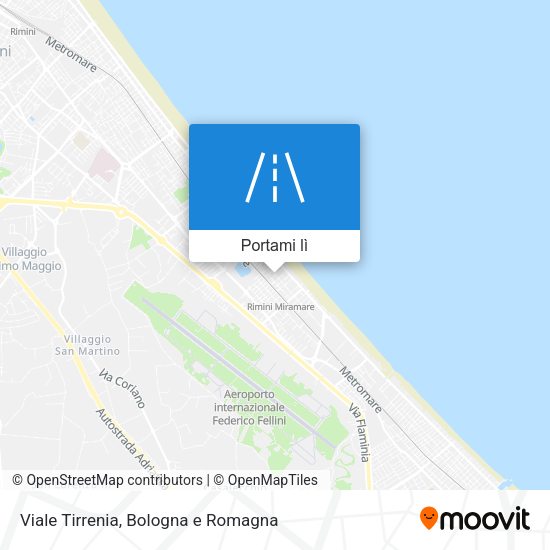 Mappa Viale Tirrenia