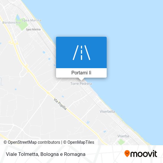 Mappa Viale Tolmetta