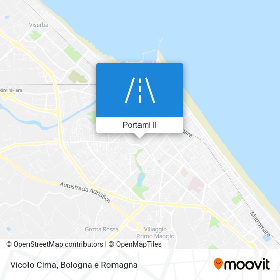 Mappa Vicolo Cima