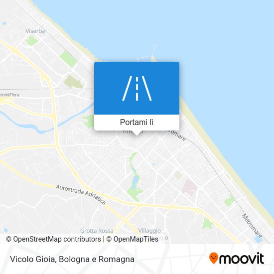 Mappa Vicolo Gioia