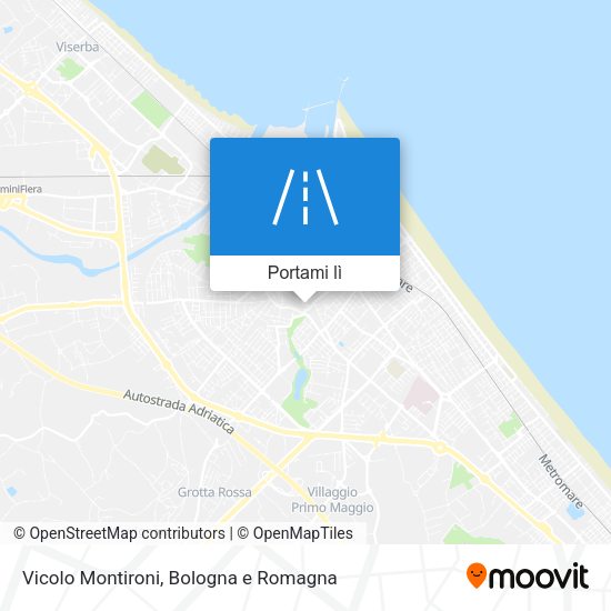 Mappa Vicolo Montironi