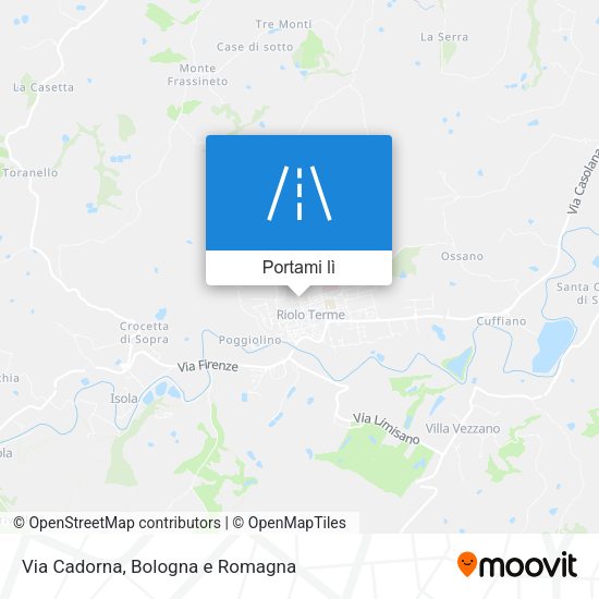 Mappa Via Cadorna