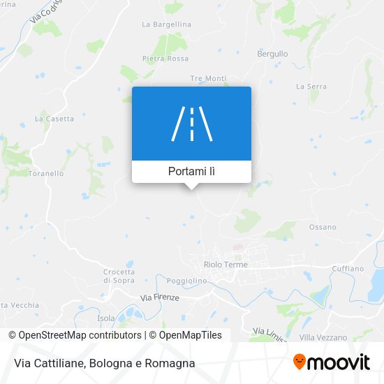 Mappa Via Cattiliane