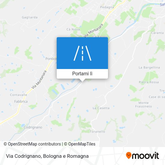Mappa Via Codrignano
