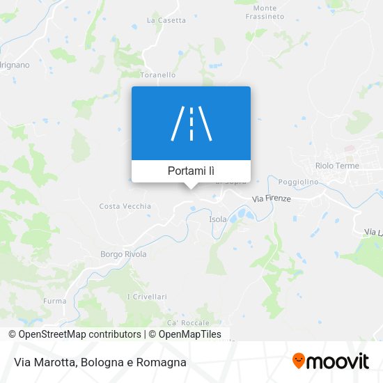 Mappa Via Marotta