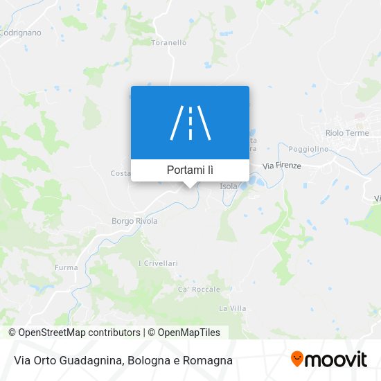 Mappa Via Orto Guadagnina