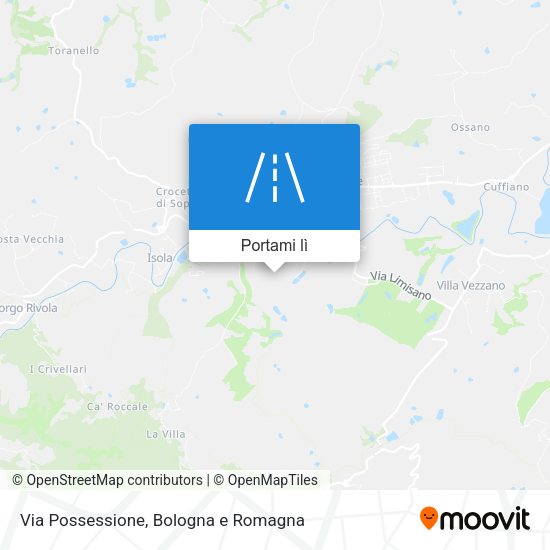 Mappa Via Possessione