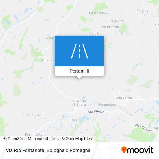 Mappa Via Rio Fontaneta