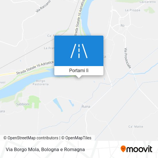 Mappa Via Borgo Mola