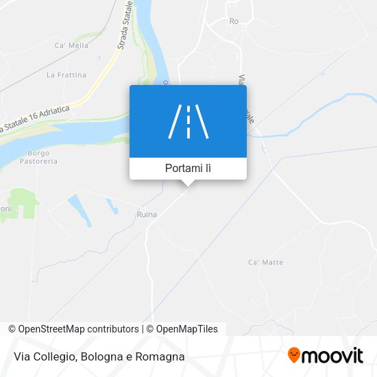 Mappa Via Collegio