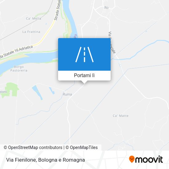 Mappa Via Fienilone