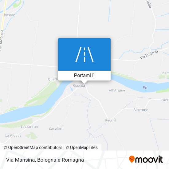 Mappa Via Mansina
