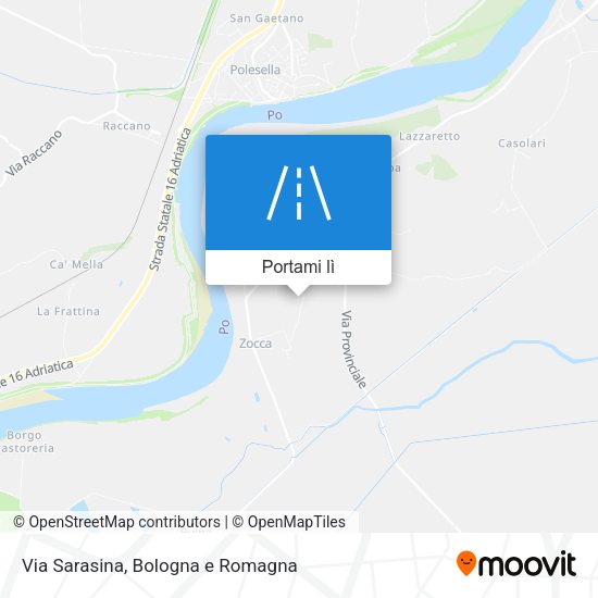 Mappa Via Sarasina