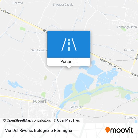 Mappa Via Del Rivone