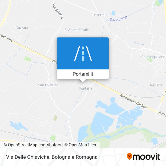 Mappa Via Delle Chiaviche