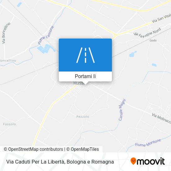 Mappa Via Caduti Per La Libertà