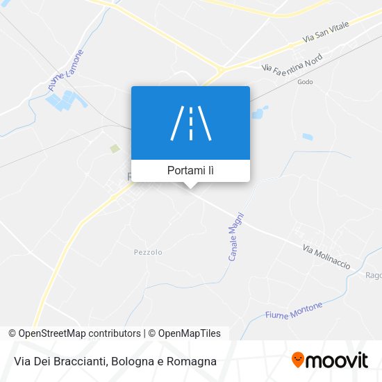 Mappa Via Dei Braccianti