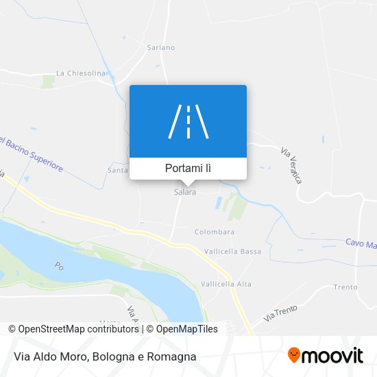 Mappa Via Aldo Moro