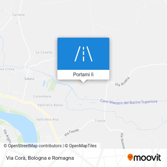 Mappa Via Corà