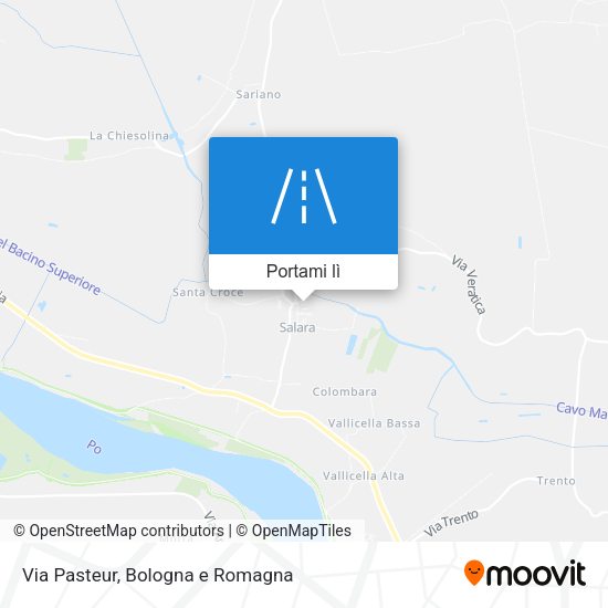 Mappa Via Pasteur