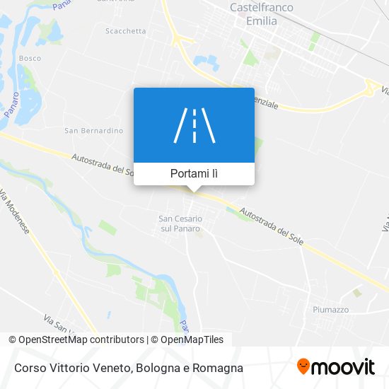 Mappa Corso Vittorio Veneto