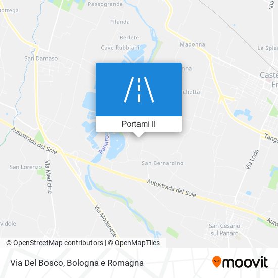 Mappa Via Del Bosco