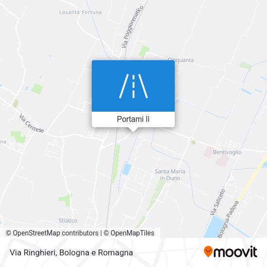 Mappa Via Ringhieri