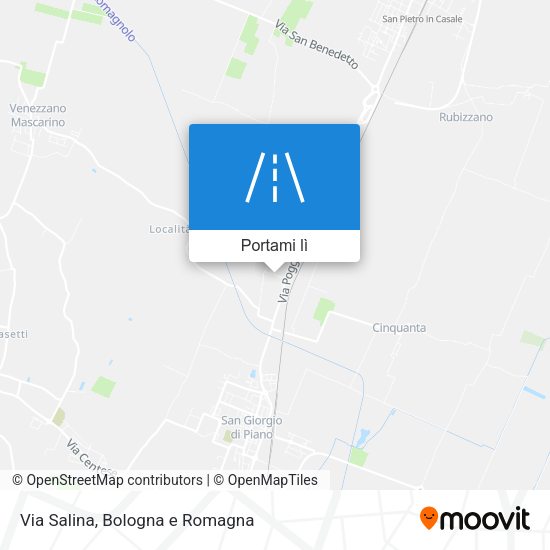 Mappa Via Salina
