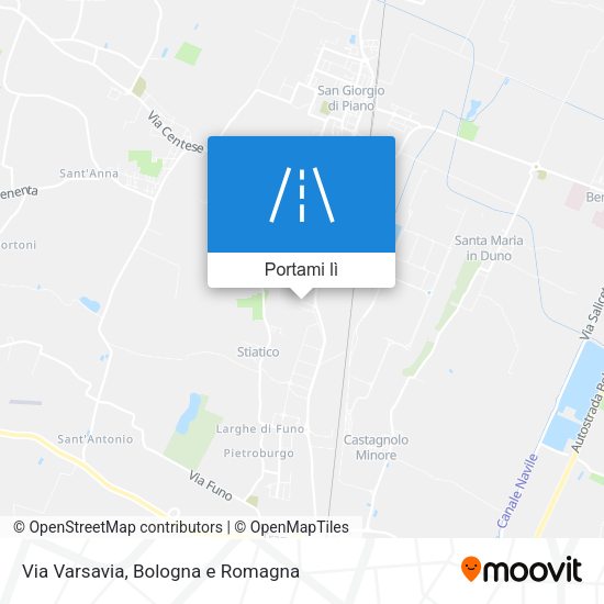 Mappa Via Varsavia