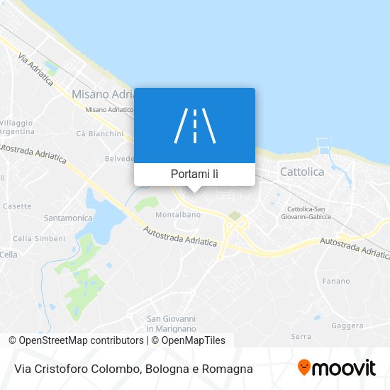 Mappa Via Cristoforo Colombo