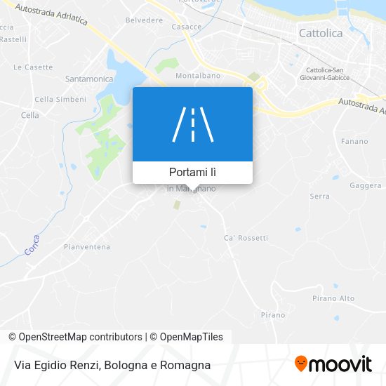 Mappa Via Egidio Renzi