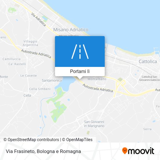Mappa Via Frasineto