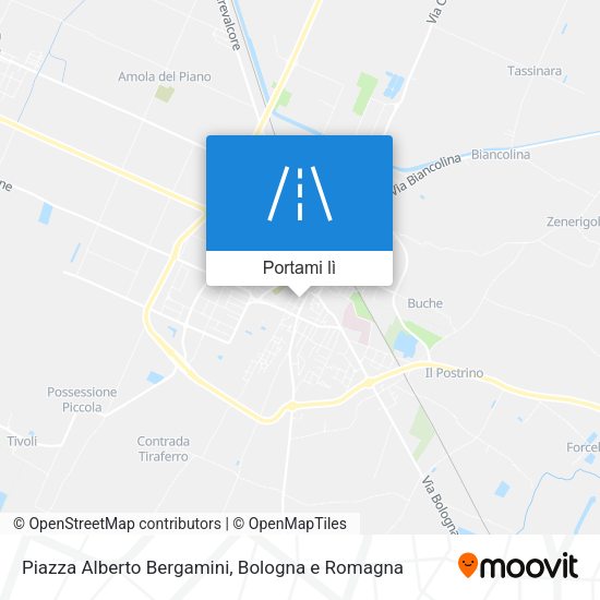 Mappa Piazza Alberto Bergamini