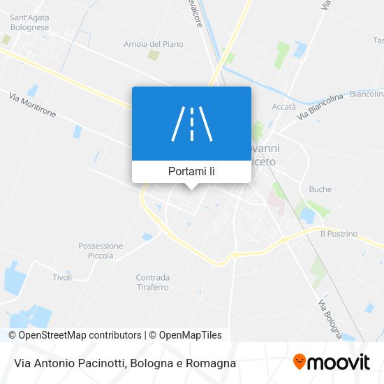 Mappa Via Antonio Pacinotti