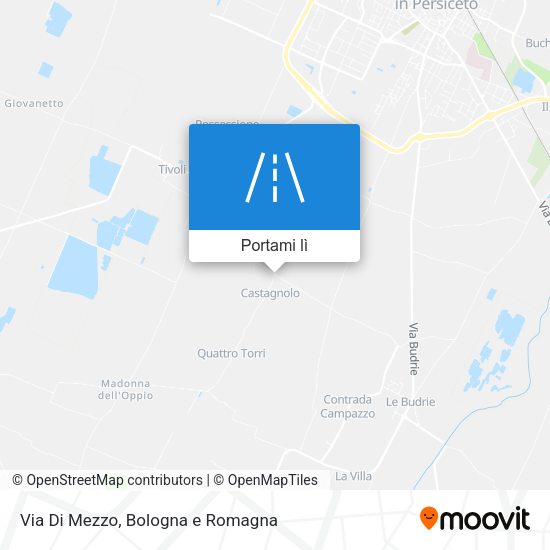 Mappa Via Di Mezzo