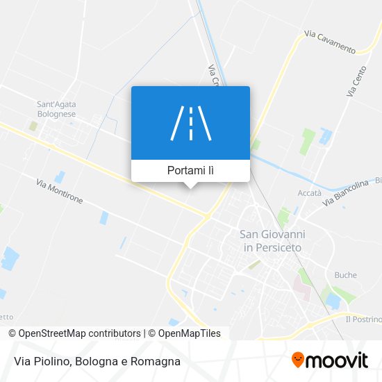 Mappa Via Piolino