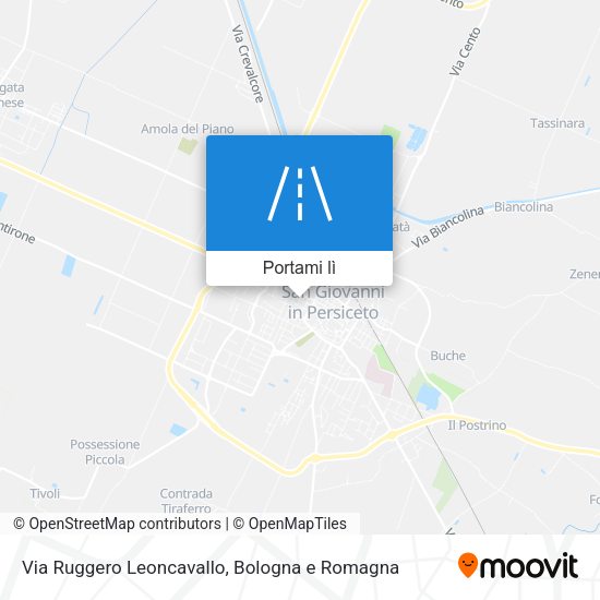Mappa Via Ruggero Leoncavallo