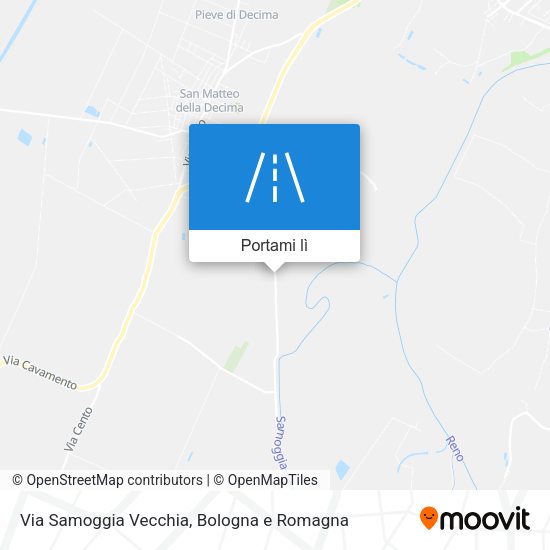 Mappa Via Samoggia Vecchia