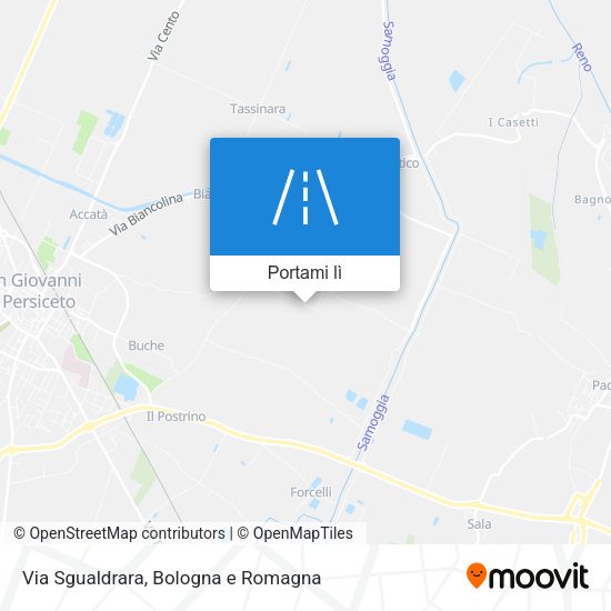 Mappa Via Sgualdrara