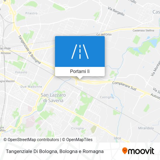 Mappa Tangenziale Di Bologna