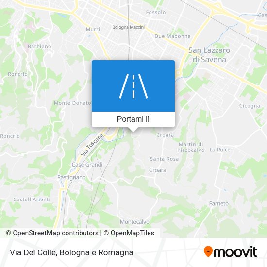 Mappa Via Del Colle
