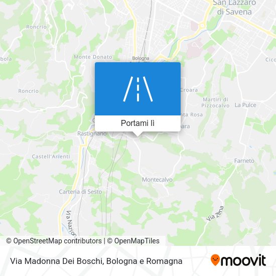 Mappa Via Madonna Dei Boschi
