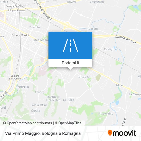Mappa Via Primo Maggio