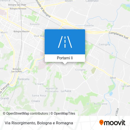 Mappa Via Risorgimento