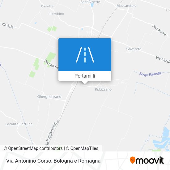Mappa Via Antonino Corso