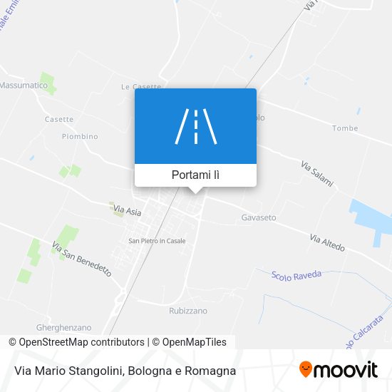 Mappa Via Mario Stangolini
