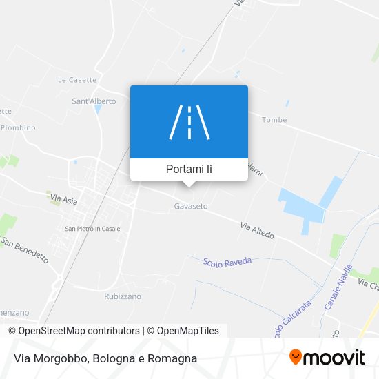 Mappa Via Morgobbo