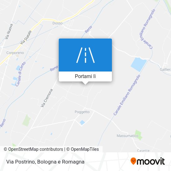 Mappa Via Postrino